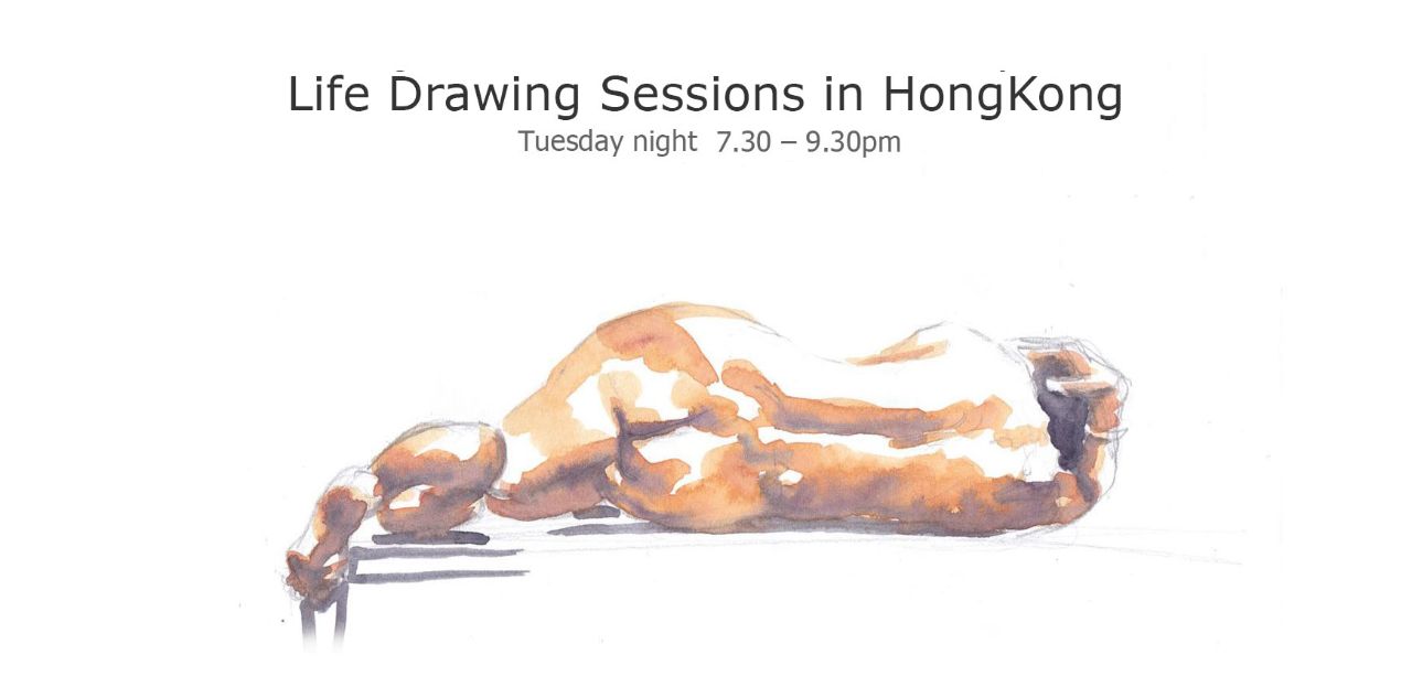 life drawing in Hong Kong, open session workshop